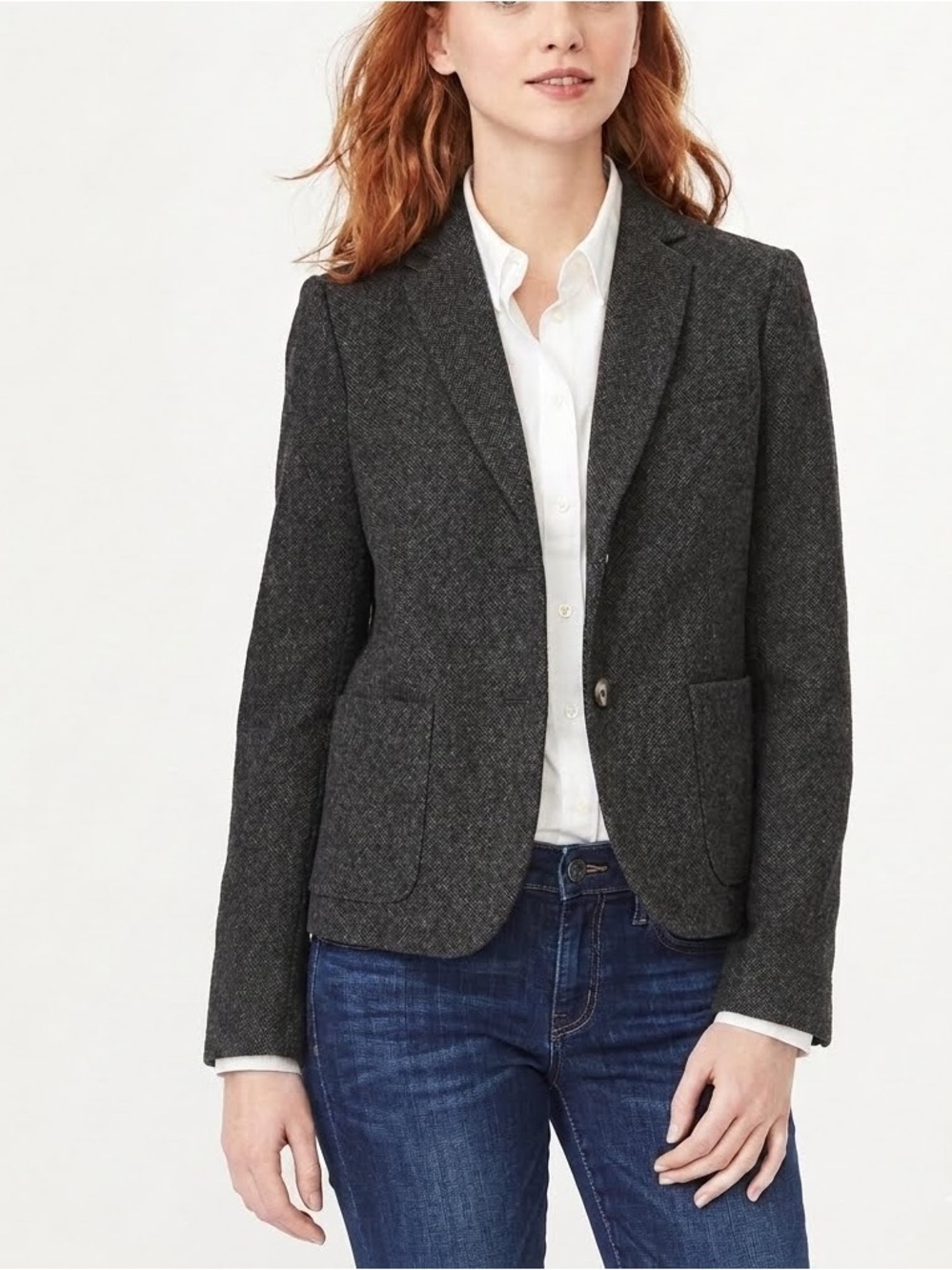 Gap Classic Wool Blend The Academy Blazer in Dark